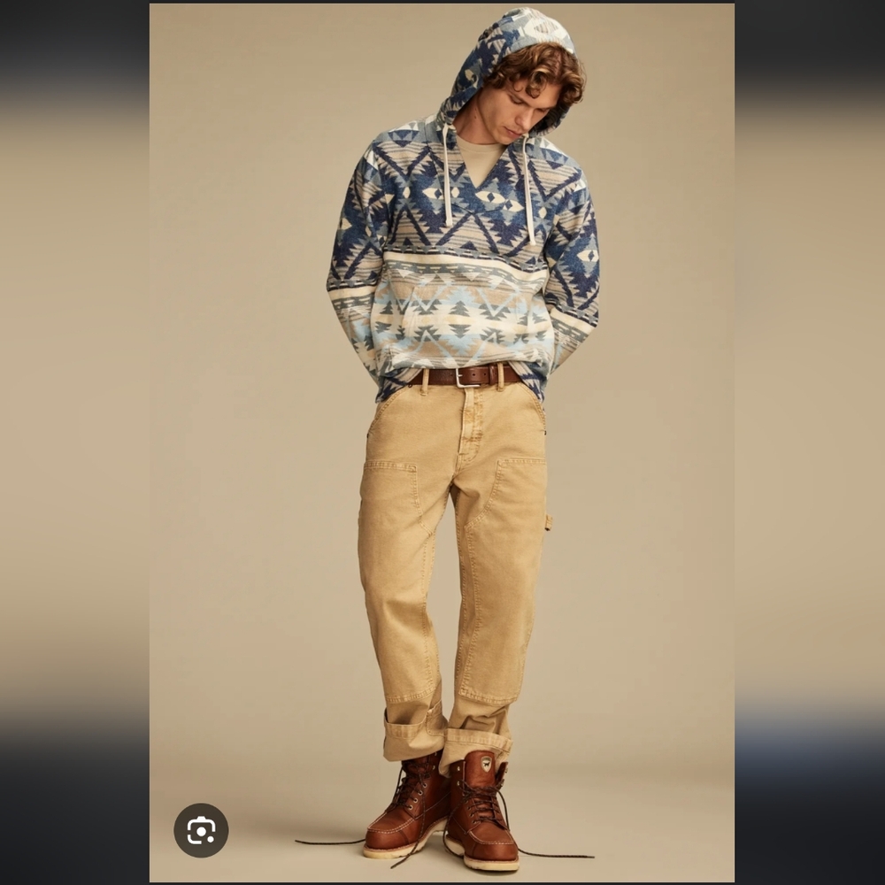 Alpha Beta Aztec Lightweight Hoodie